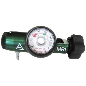 MRI Click Style Regulator-1/4-25 LPM, CGA-870 Yoke with Barb