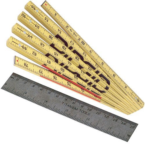 MRI Non-Magnetic Titanium / Fiberglass Ruler Set