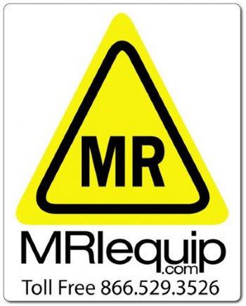 MRI Non-Magnetic MRI Conditional Stickers 1 1/2" x 2"