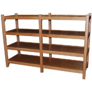MRI Non-Ferromagnetic Solid Oak Shelving without Casters