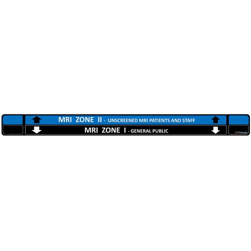 MRI Floor Plaque Zone 1 to 2 Doorway