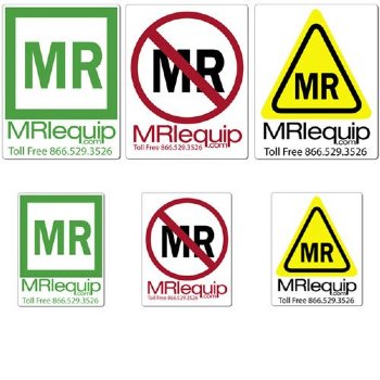 MRI Non-Magnetic Multi Packs of MR Stickers
