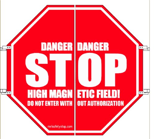 MRI Swinging Stop Sign