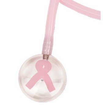 Pink Ribbon Stethoscope - NOT for Use in MRI