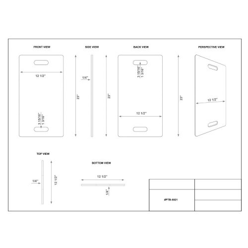 MRI Plastic Transfer Board