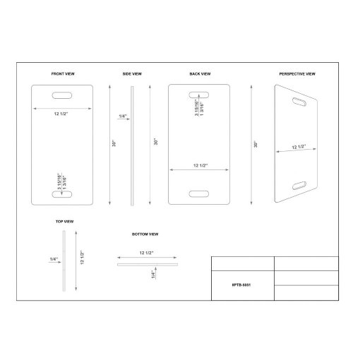 MRI Plastic Transfer Board