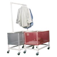 MRI Non-Magnetic PVC 2 Bushel Laundry Basket