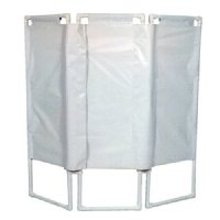 PVC Non-Magnetic MRI Privacy Screen with Casters