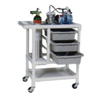 PVC Non-Magnetic MRI Crash Cart
