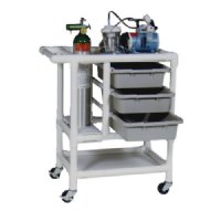 PVC Non-Magnetic MRI Crash Cart