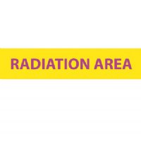 Insert Sign Insert - "Radiation Area"