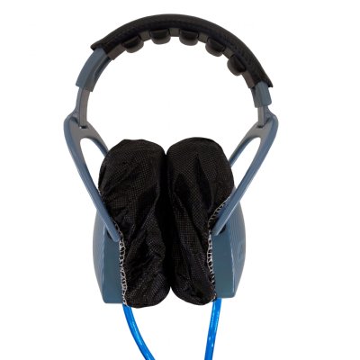 MRI Non-Magnetic Black Sanitary Headset Covers