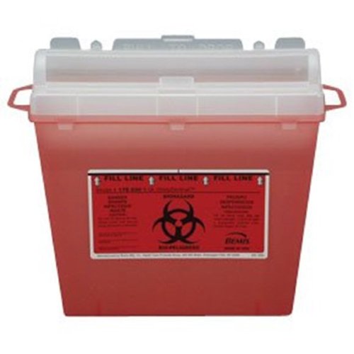 MRI Non-Magnetic 5 Quart Sharps Container 