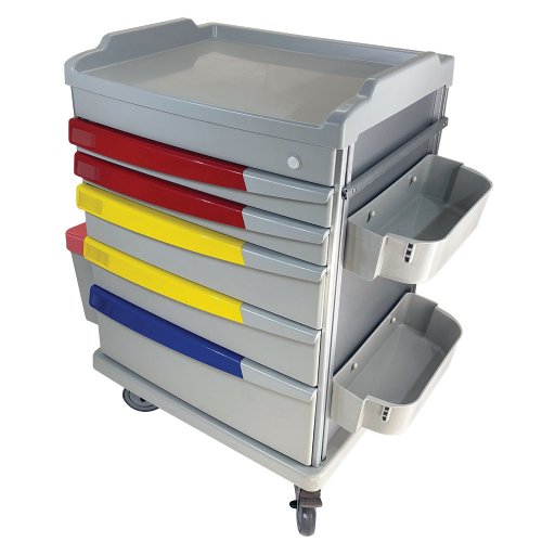 MRI Conditional ABS 5 Drawer Cabinet