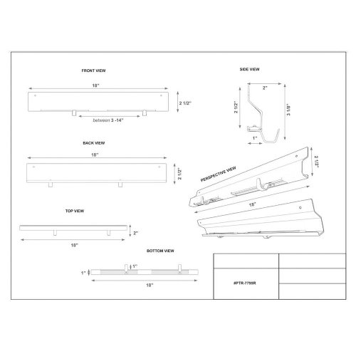 MRI Transfer Device Storage Rack