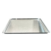 MRI Stainless Steel Tray Open Corners