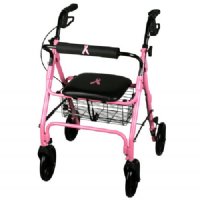 Breast Cancer Awareness Rollator Walker - NOT for use in MRI