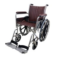 MRI Wheelchair, 18" Wide, Non-Magnetic, Fixed Footrest