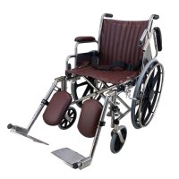 MRI Wheelchair, 18" Wide, Non-Magnetic, Elevating Legrests