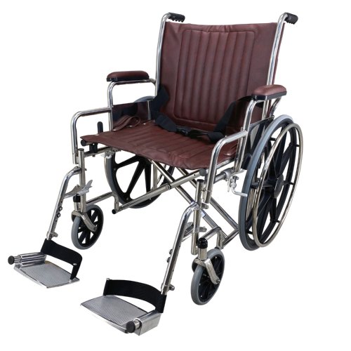 MRI Wheelchair, 24" Wide, Non-Magnetic, Detachable Footrest