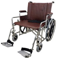 MRI Wheelchair, 24" Wide, Heavy Duty, Non-Magnetic, Detachable Footrest