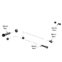 MRI Non-Magnetic Replacement Hardware Set