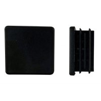 MRI Non-Magnetic Square Plastic Plug, Black