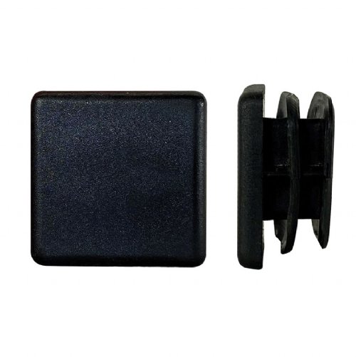 Square Plastic Plug for Doctor Stools, Black