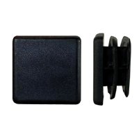 Square Plastic Plug for Doctor Stools, Black