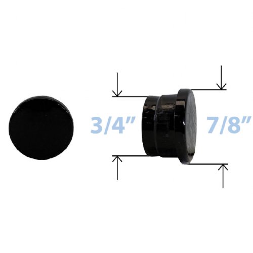 Cross Brace Plug for 18" Fixed Footrest Wheelchair