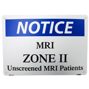 MRI Zone Signs