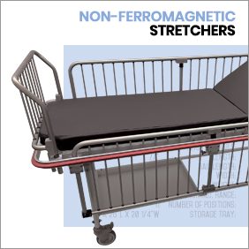 MRI Non-Ferromagnetic Stretchers