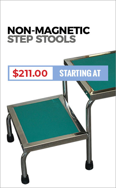 Non-Magnetic MRI Step Stools