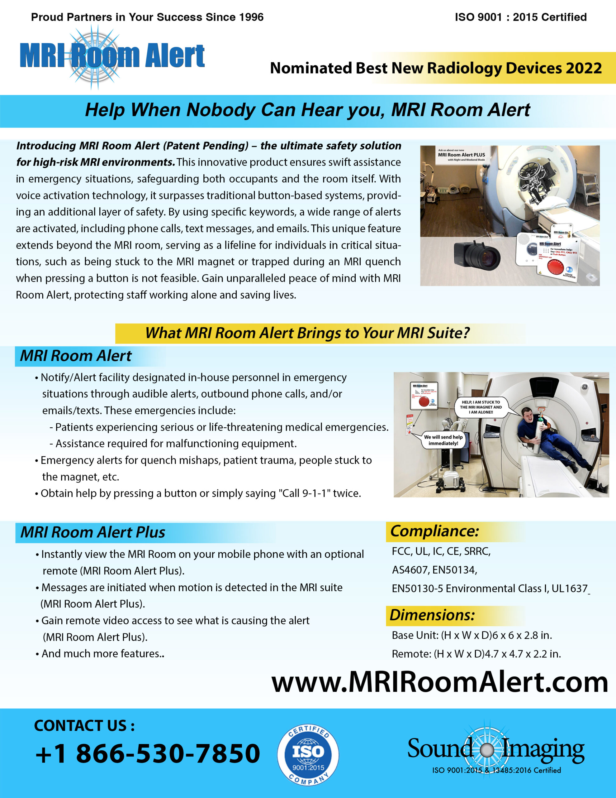 MRI Room Alert Flyer