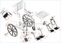 MRI Wheelchair Parts WC-1023