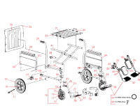 MRI Wheelchair Parts WC-x027