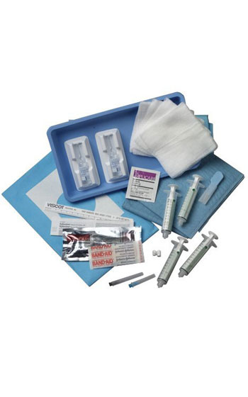 CT biopsy trays for CT procedures