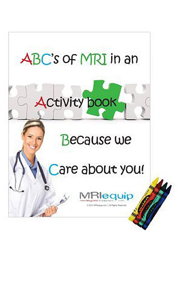 MRI coloring books for children having mris