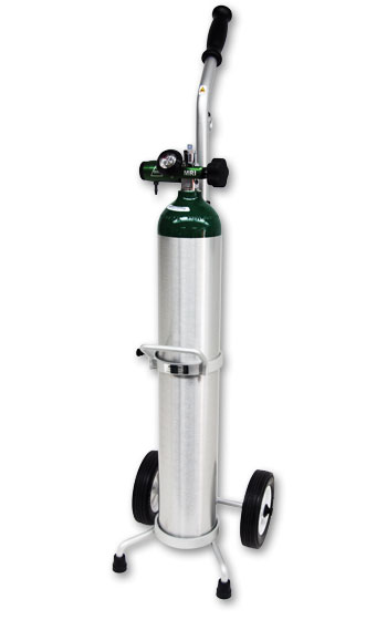 Oxygen carts for MRI room use