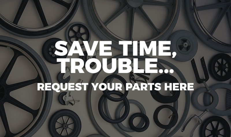 Replacement Parts Request Page.